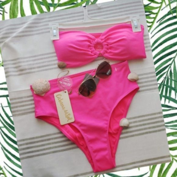 Cabana Del Sol Other - Cabana ink del sol sz L Ring Bandeau High-Waist